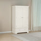 Bordeaux Ivory Double Gents Wardrobe with Drawer – classic design, dovetail drawer & premium finish. Matching bedroom furniture available. Free UK delivery.