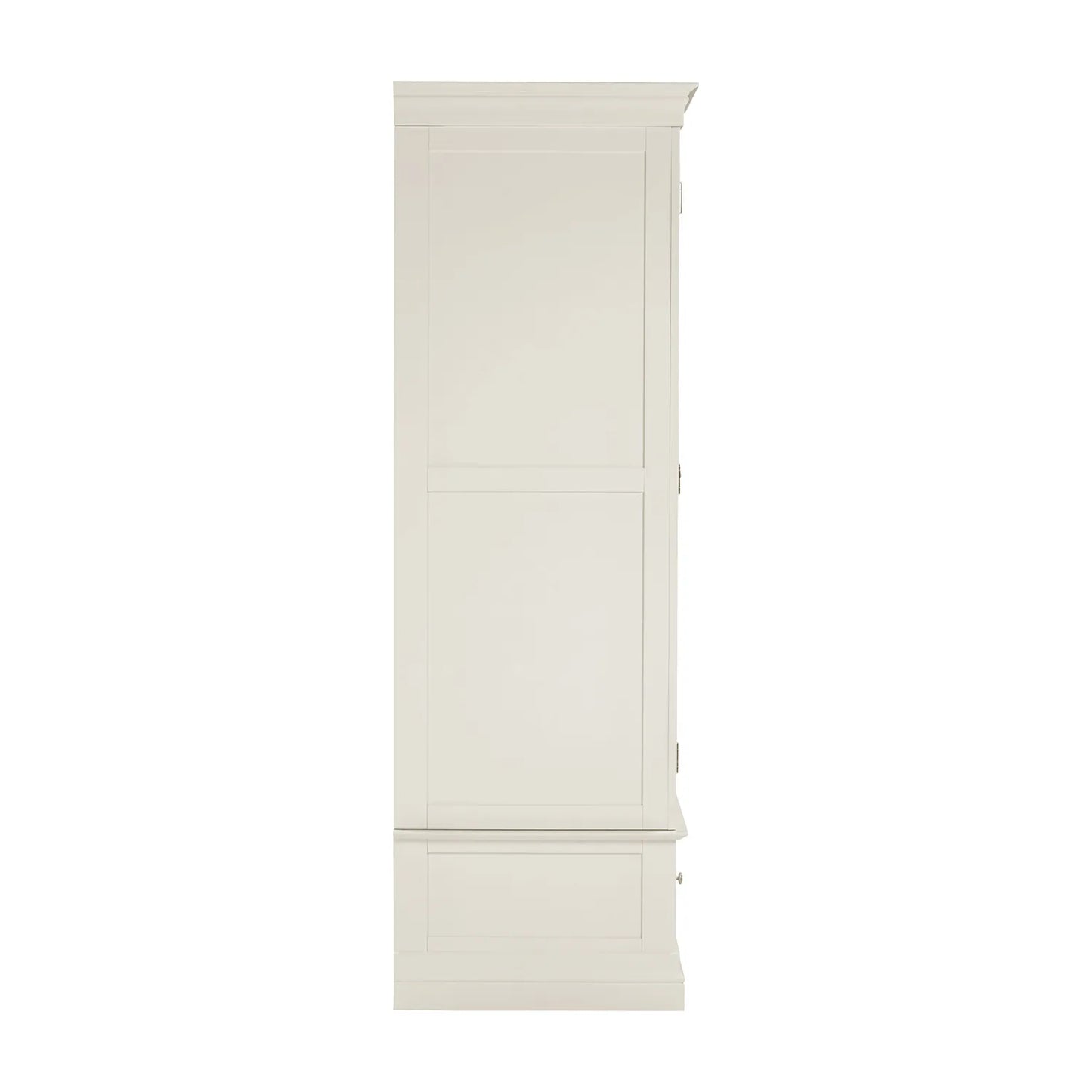 Bordeaux Ivory Triple Wardrobe with 2 Drawers — elegant painted finish, dovetail drawers & classic design. Matching bedroom furniture available. Free UK delivery.