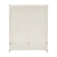 Back View of Bordeaux Ivory Triple Wardrobe with 2 Drawers | Elegant Painted Bedroom Furniture