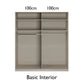 Kacey Pure 4 Door Wardrobe