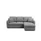 Baxter grey corner chaise sofa bed with storage 3 Seater