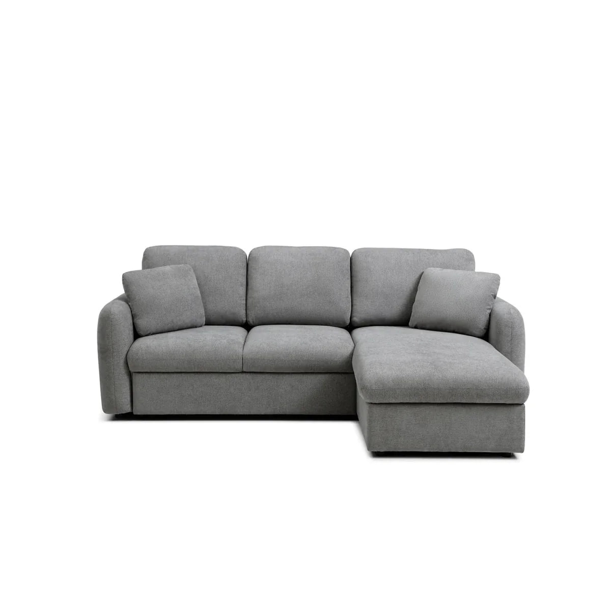 Baxter grey corner chaise sofa bed with storage 3 Seater