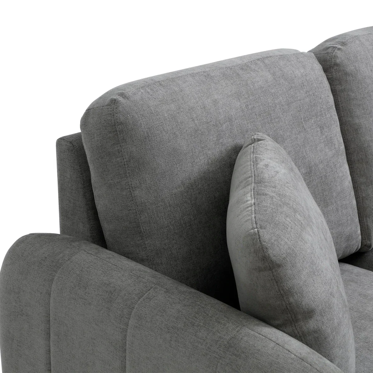 Baxter Grey Corner Chaise Sofa Bed with Storage