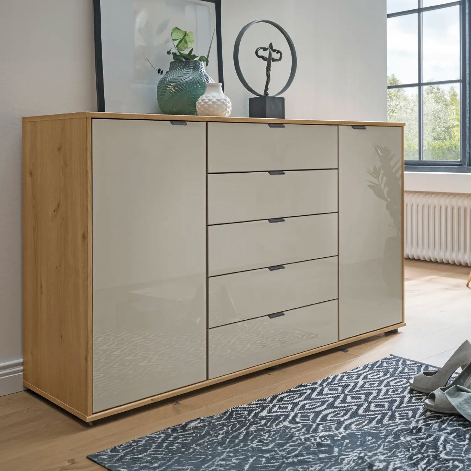 Wiemann Vilmar 5 Drawer Chest of Drawers - VIP - Pendle Village Furniture