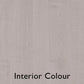 Torino 4 Door Hinged Oak and White Glass Wardrobe