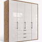 Wiemann Saka 200cm wardrobe with spacious compartment and drawer storage