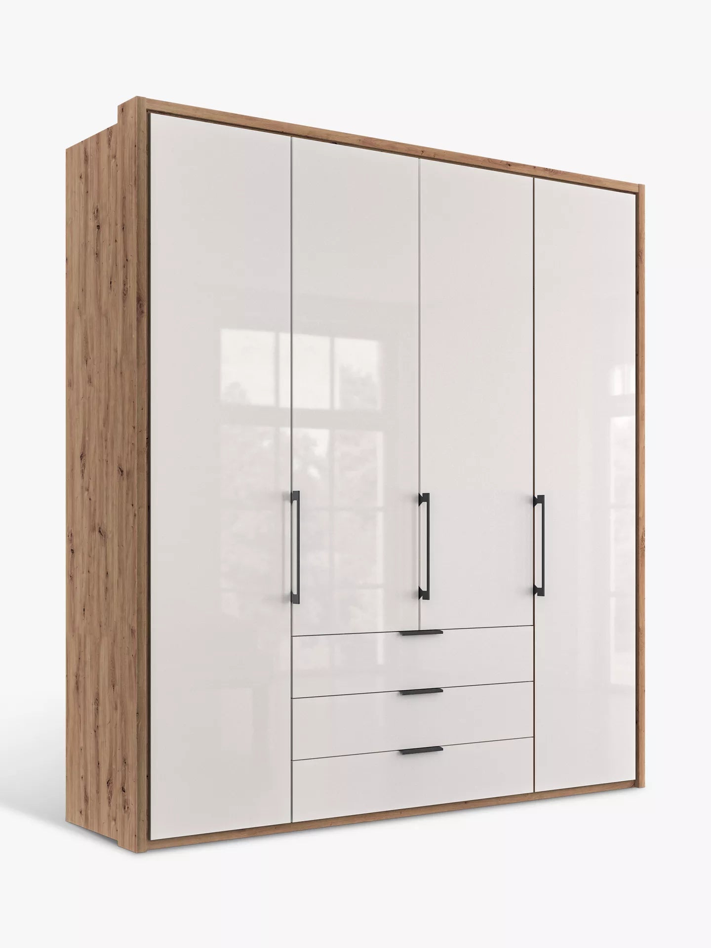 Wiemann Saka 200cm wardrobe with spacious compartment and drawer storage