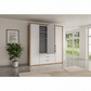 German-made Wiemann wardrobe with hanging rails and shelving
