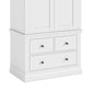 Close up of Bordeaux Gents Wardrobe - 2 Doors, 3 Drawers