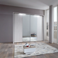 Modern sliding wardrobe by Wiemann with Half Mirror