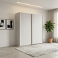 Wiemann Brixton Polar Larch 2 Door Sliding Wardrobe with 150cm