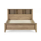 Sydney Brown 150cm Kingsize Bookcase Bed - Case Front view