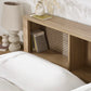 Sydney Brown 150cm Kingsize Bookcase Bed  - Close view