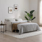 Burnley Grey Textured Weave Fabric Sofa Bed - Pendle Village Furniture