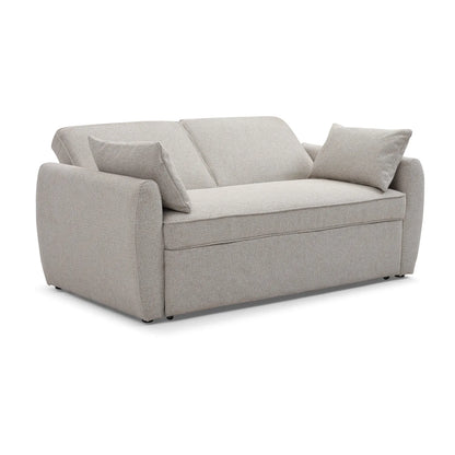 Burnley Natural Textured Weave Fabric Sofa Bed - Pendle Village Furniture