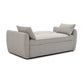 Burnley Natural Textured Weave Fabric Sofa Bed - Pendle Village Furniture