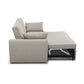 Burnley Natural Textured Weave Fabric Sofa Bed - Pendle Village Furniture