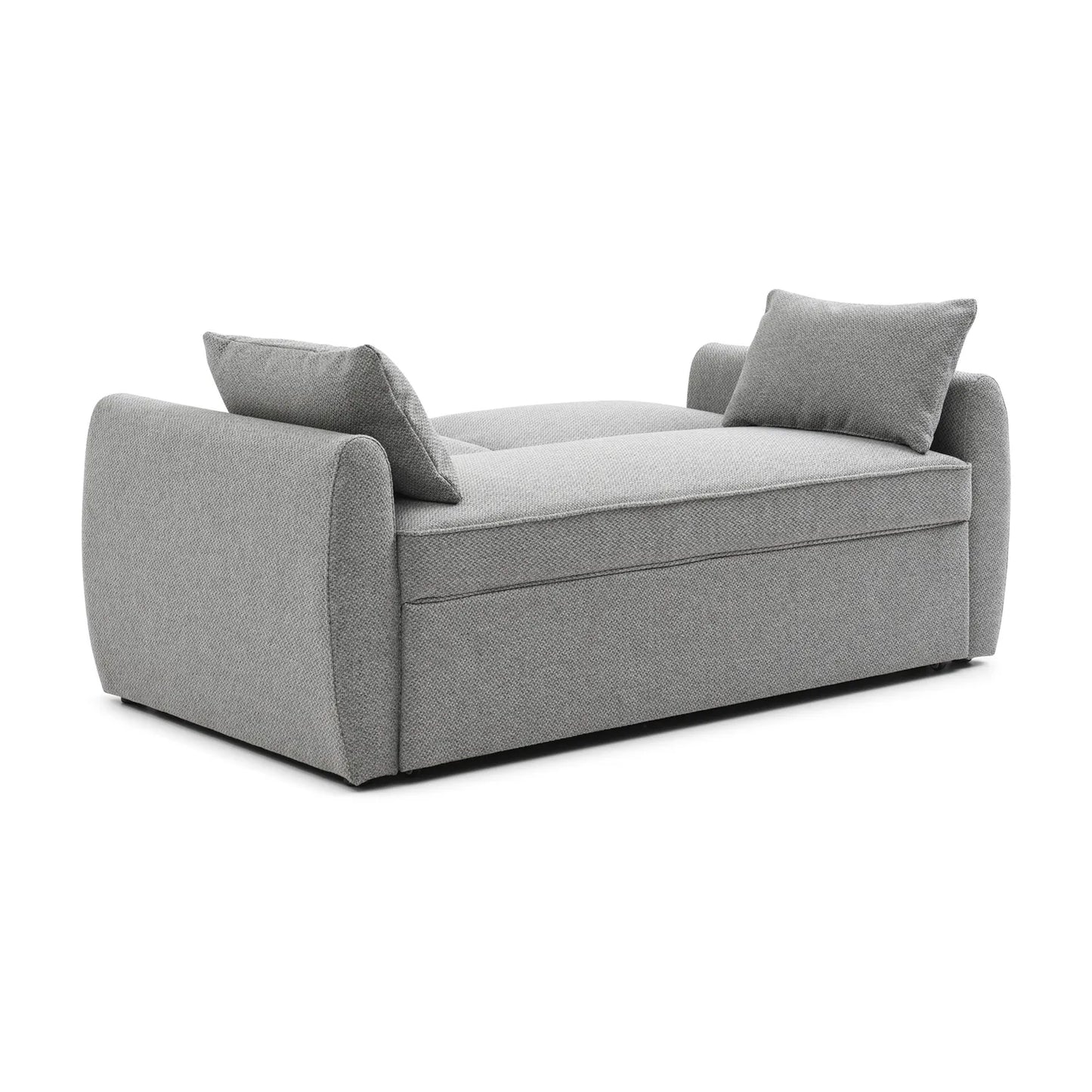 Burnley Grey Textured Weave Fabric Sofa Bed - Pendle Village Furniture