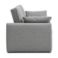Burnley Grey Textured Weave Fabric Sofa Bed - Pendle Village Furniture