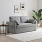 Burnley Grey Textured Weave Fabric Sofa Bed - Pendle Village Furniture