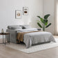 Burnley Grey Textured Weave Fabric Sofa Bed - Pendle Village Furniture