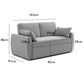 Burnley Grey Textured Weave Fabric Sofa Bed - Pendle Village Furniture