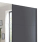 Corfu Graphite Sliding Door Wardrobe With Mirror by Wiemann - Close Up