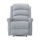 Daxter Grey Chenille Manual Recliner Armchair - Pendle Village Furniture