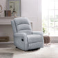 Daxter Grey Chenille Manual Recliner Armchair - Pendle Village Furniture