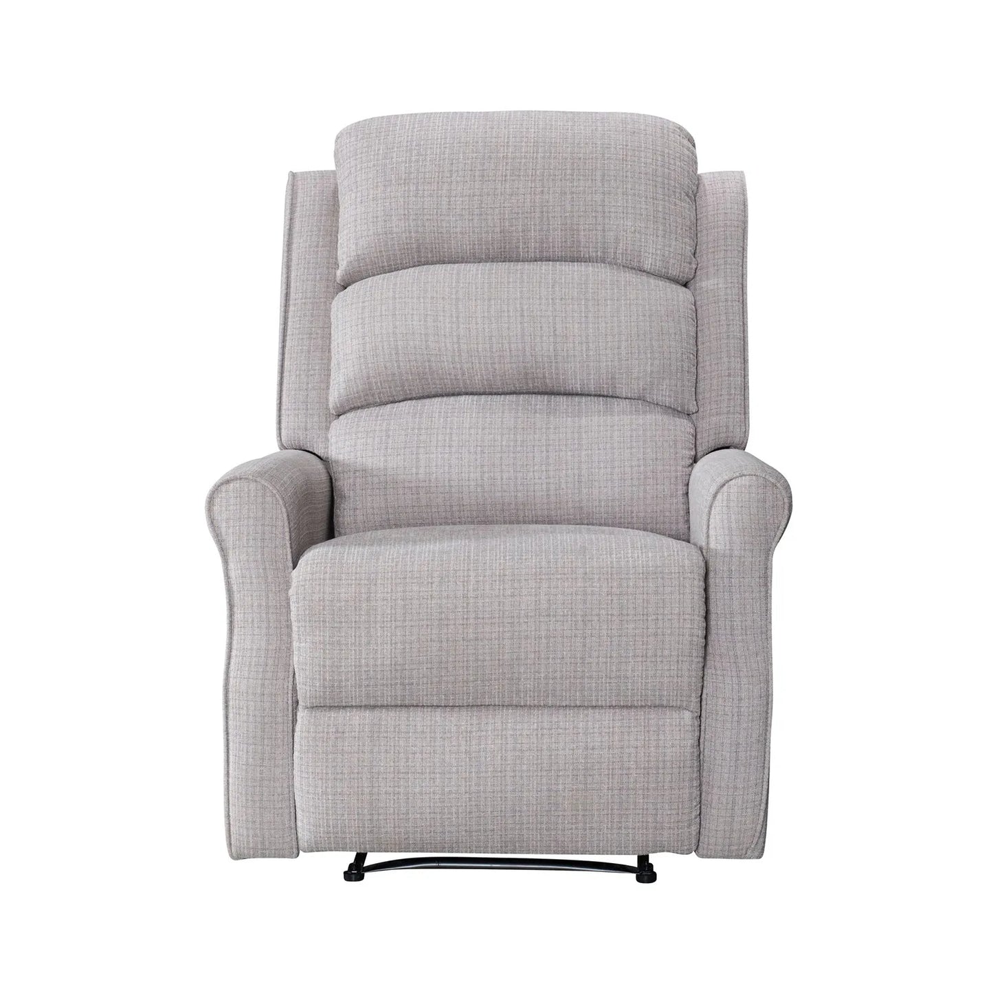 Daxter Natural Chenille Manual Recliner Armchair - Pendle Village Furniture