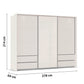 Passepartout Light Frame for Elon Sliding Door Wardrobes
