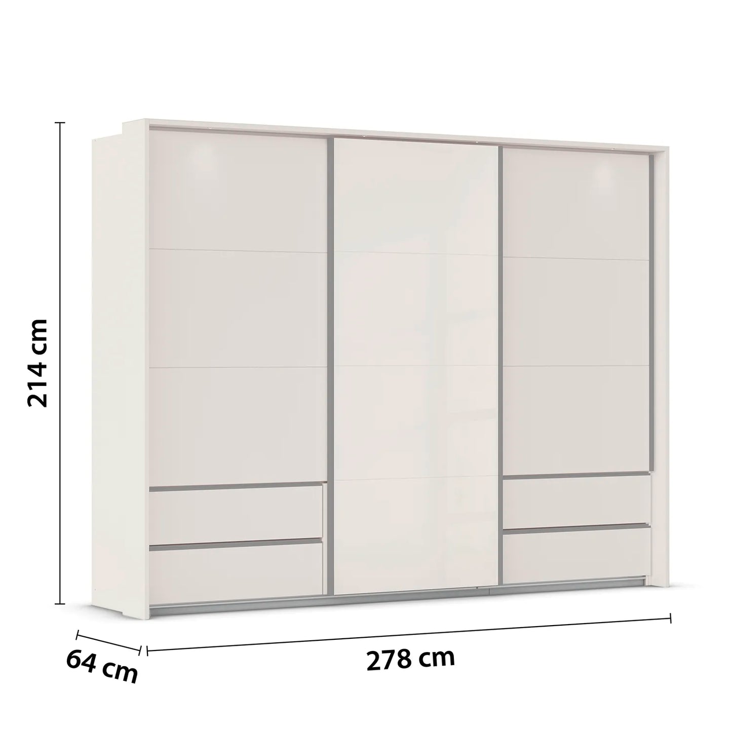 Passepartout Light Frame for Elon Sliding Door Wardrobes