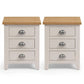 Emily Pair of Bedside Table