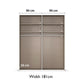 Eve White Sliding Door Wardrobe with Mirror with dimensions labeled on a white background Width 181cm