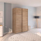 Lifestyle Image of Eve Sonoma Oak Effect 2 Door Sliding Wardrobe