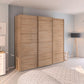 Rauch Eve Sonoma Oak 3 Door Sliding Wardrobe Width 242cm
