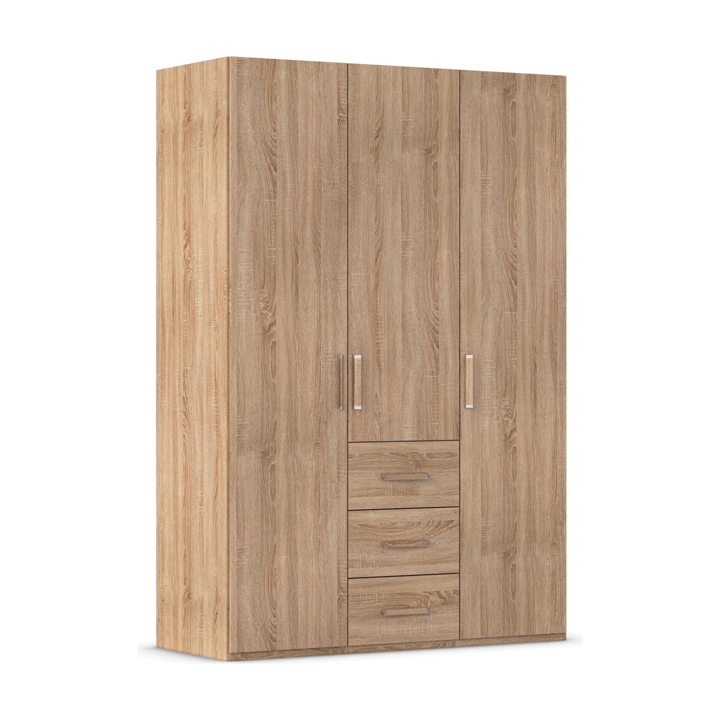 Rauch Eve Sonoma Oak 3 Door 3 Drawer Wardrobe