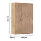 Rauch Eve Sonoma Oak 3 Door hinged Wardrobe Height 223 cm