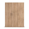 Without Mirror 3 Door Sonoma Oak hinged Wardrobe