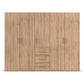 Without Mirror 5 Door 3 Drawer Sonoma Oak Wardrobe