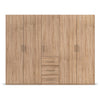 Without Mirror 5 Door 3 Drawer Sonoma Oak Wardrobe