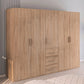 Rauch Eve Sonoma Oak 5 Door 3 Drawer Wardrobe in bedroom
