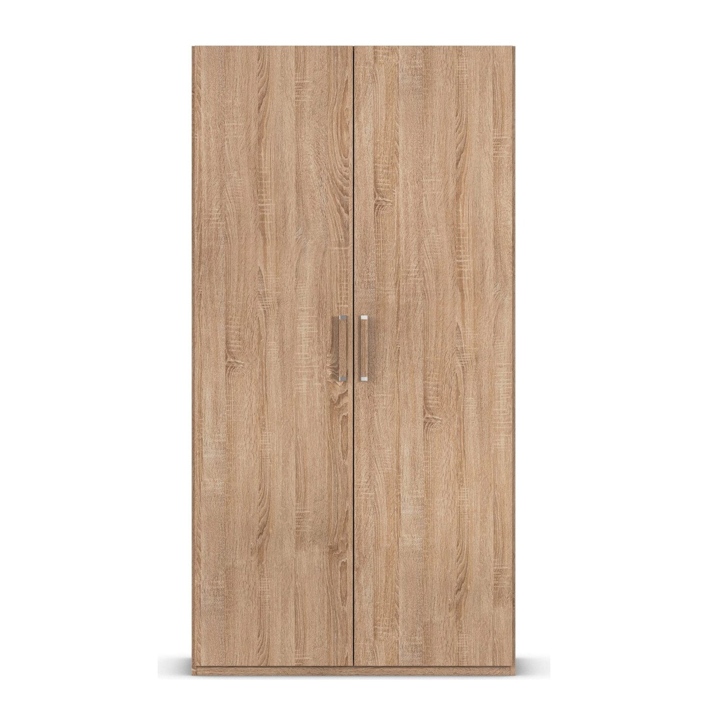Without Mirror Small sonoma oak  hinged Wardrobe