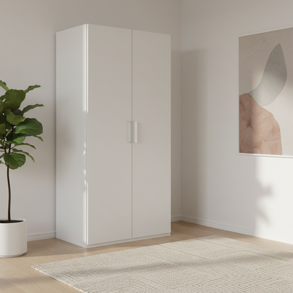 Rauch Eve White 2 Door hinged Wardrobe Width 100cm