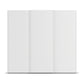 Rauch Eve White 3 Door sliding wardrobe Width 242cm front view
