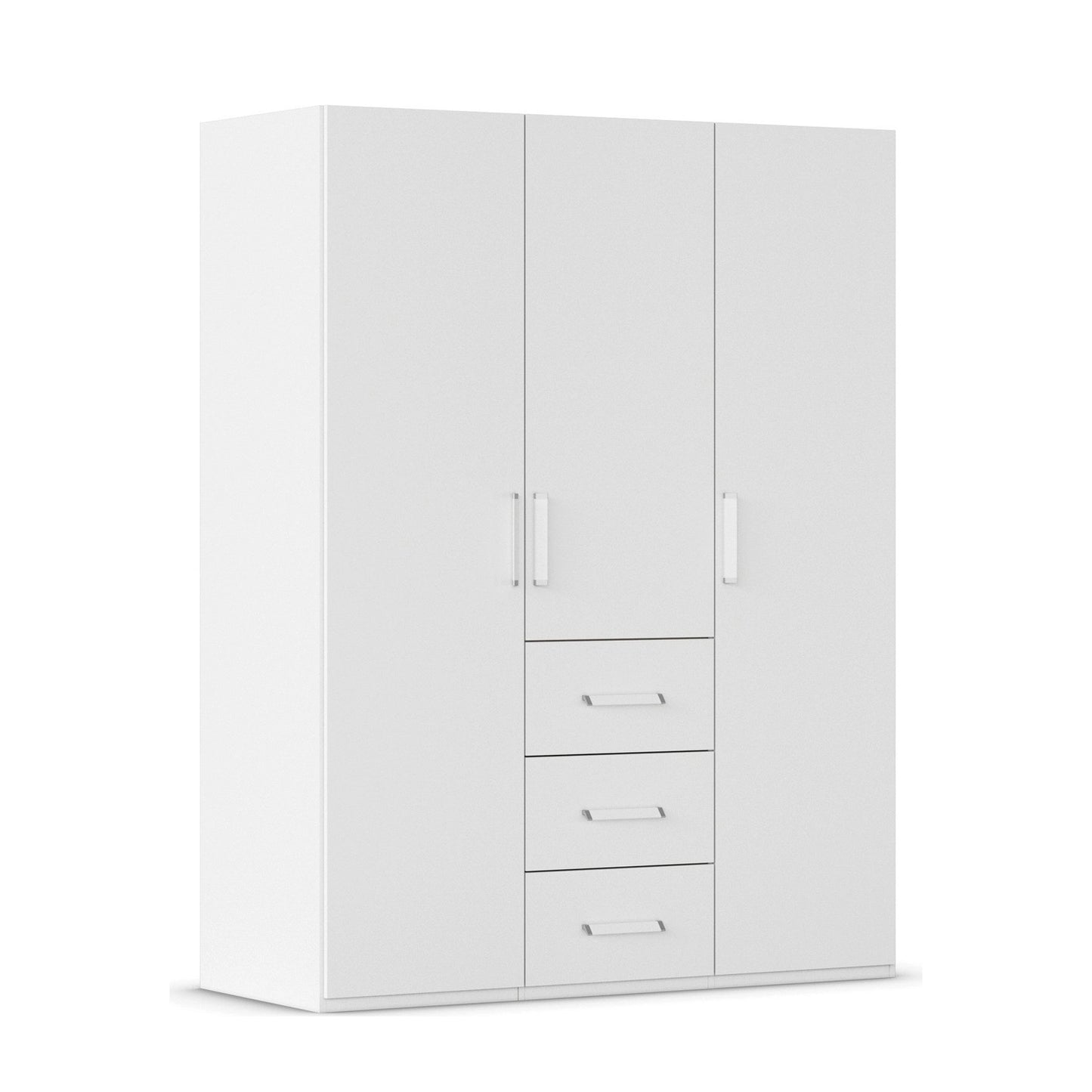 Rauch Eve White 3 Door 3 Drawer Wardrobe