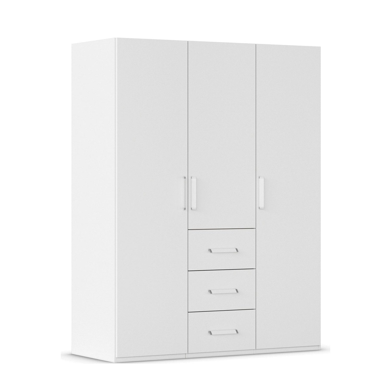 Rauch Eve White 3 Door 3 Drawer Wardrobe