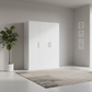 Eve White 3 door Hinged Wardrobe
