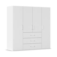Rauch Eve White 4 Door 3 Drawer Wardrobe