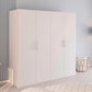 Rauch Eve White 3 Door hinged Wardrobe in bedroom 
